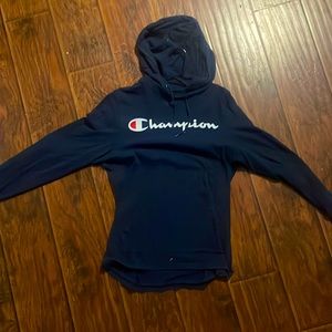 Navy Blue Champion Hoodie